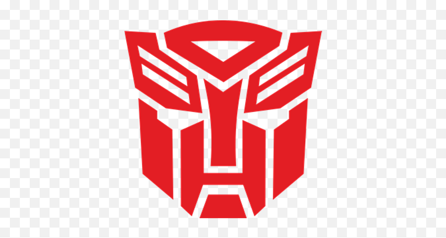 Transformers Logo Red Transparent Png - Transformer Logo Sticker Emoji,Transformers Logo