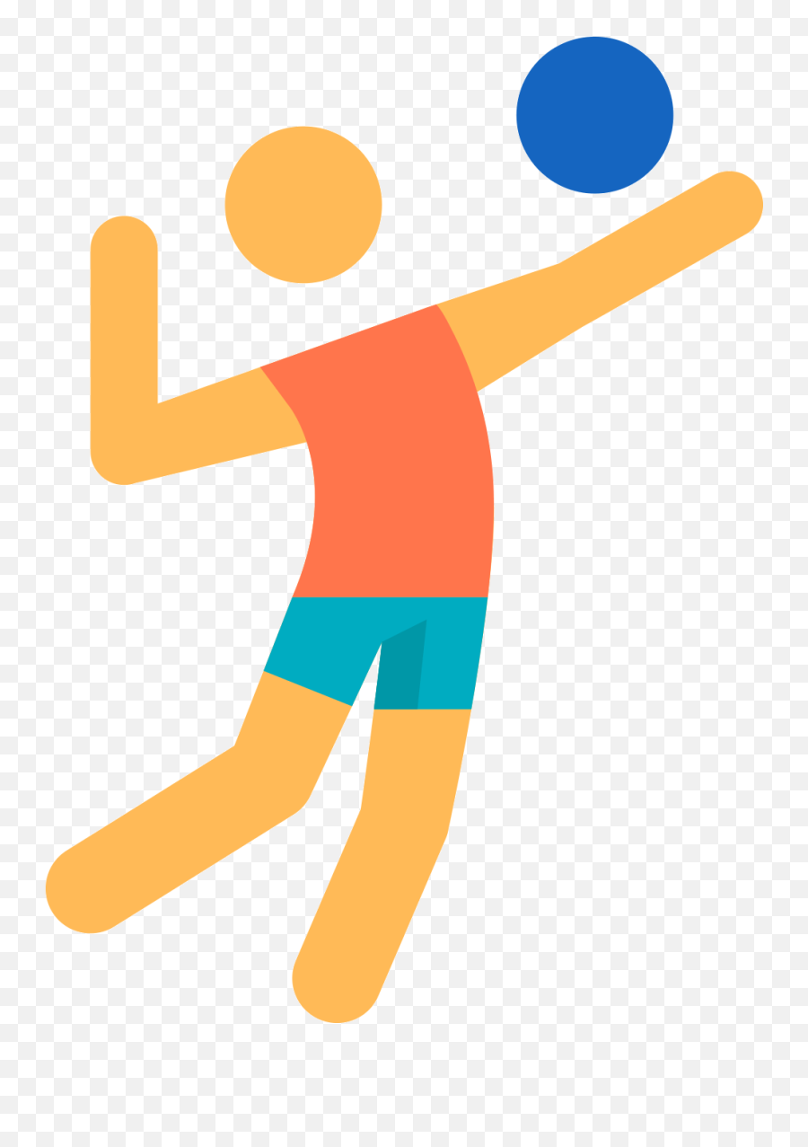 Beach Sport Icon Transprent Png Free - Volleyball Player Icon Png Emoji,Volleyball Net Clipart