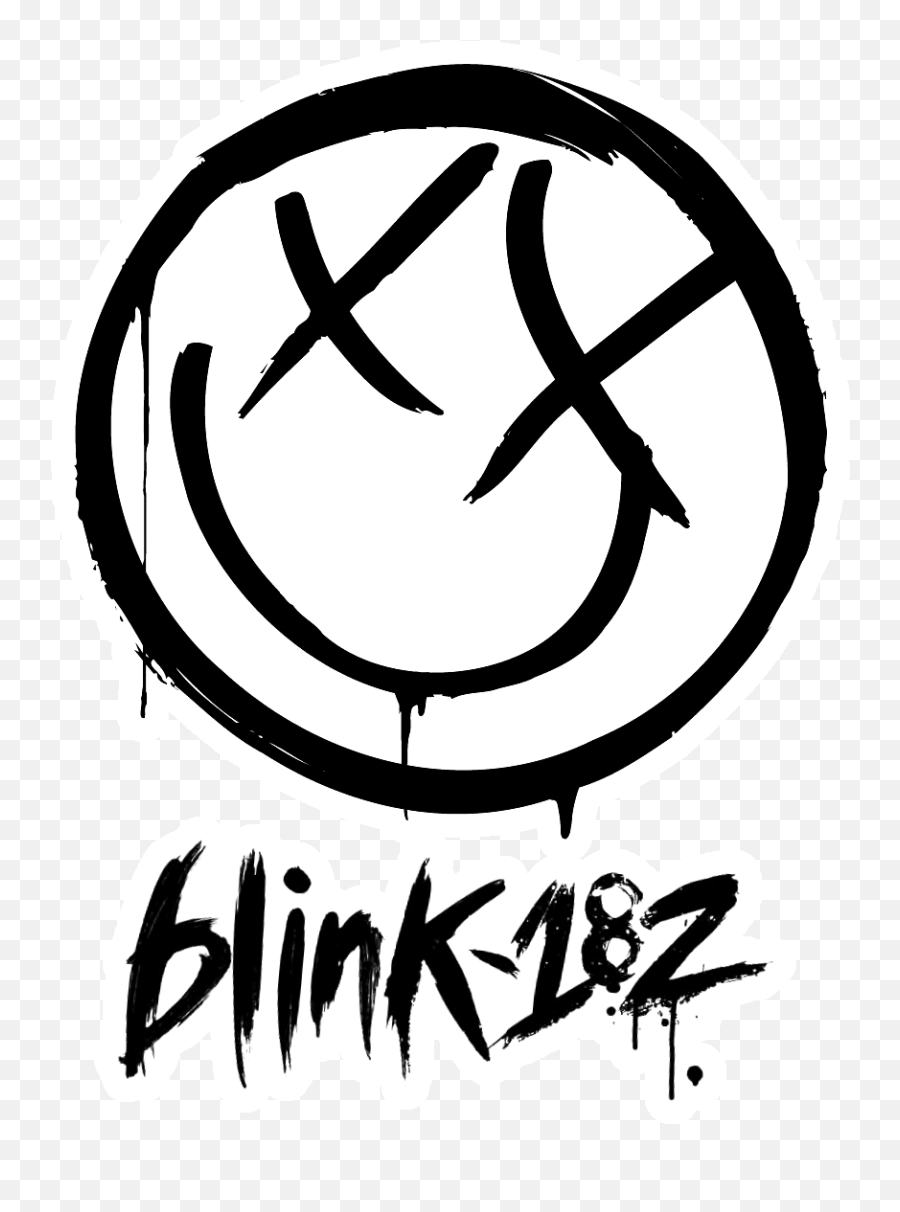 Album Artwork Segments Shown - Blink 182 Logo Emoji,Blink 182 Logo