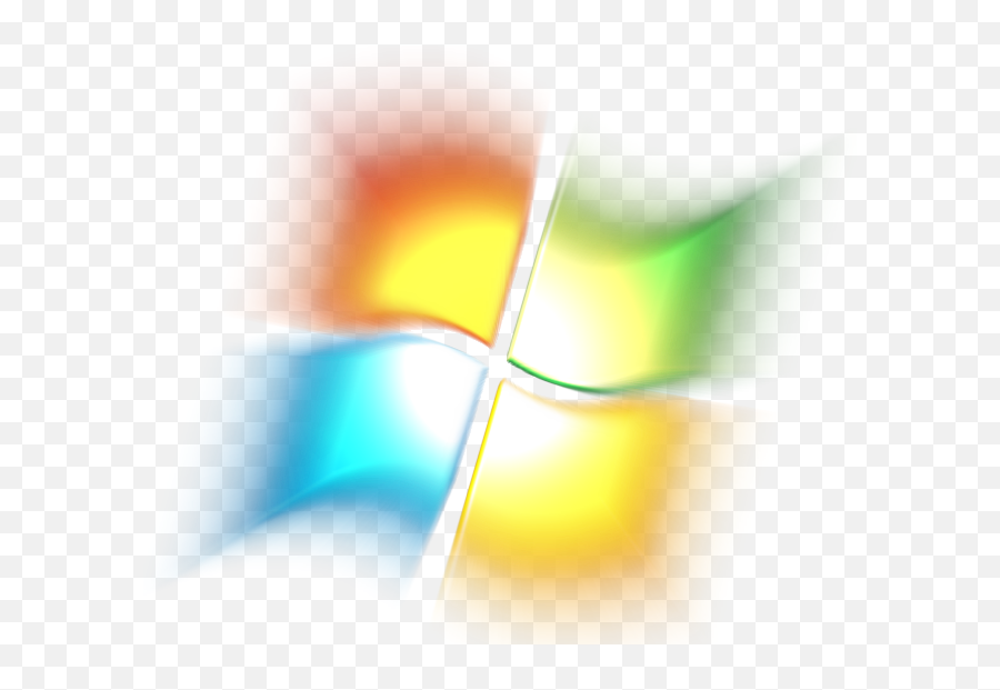 Windows 7 Glowing Logo Png Png Image - Transparent Background Window 7 Logo Emoji,Windows 7 Logo