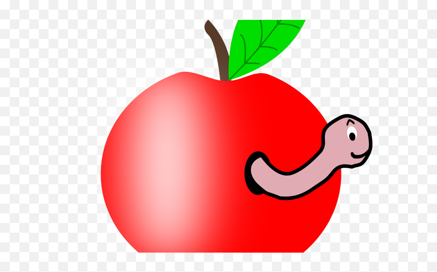 Apple Clipart Mango - Dessin Pomme Ver Emoji,Red Apple Clipart