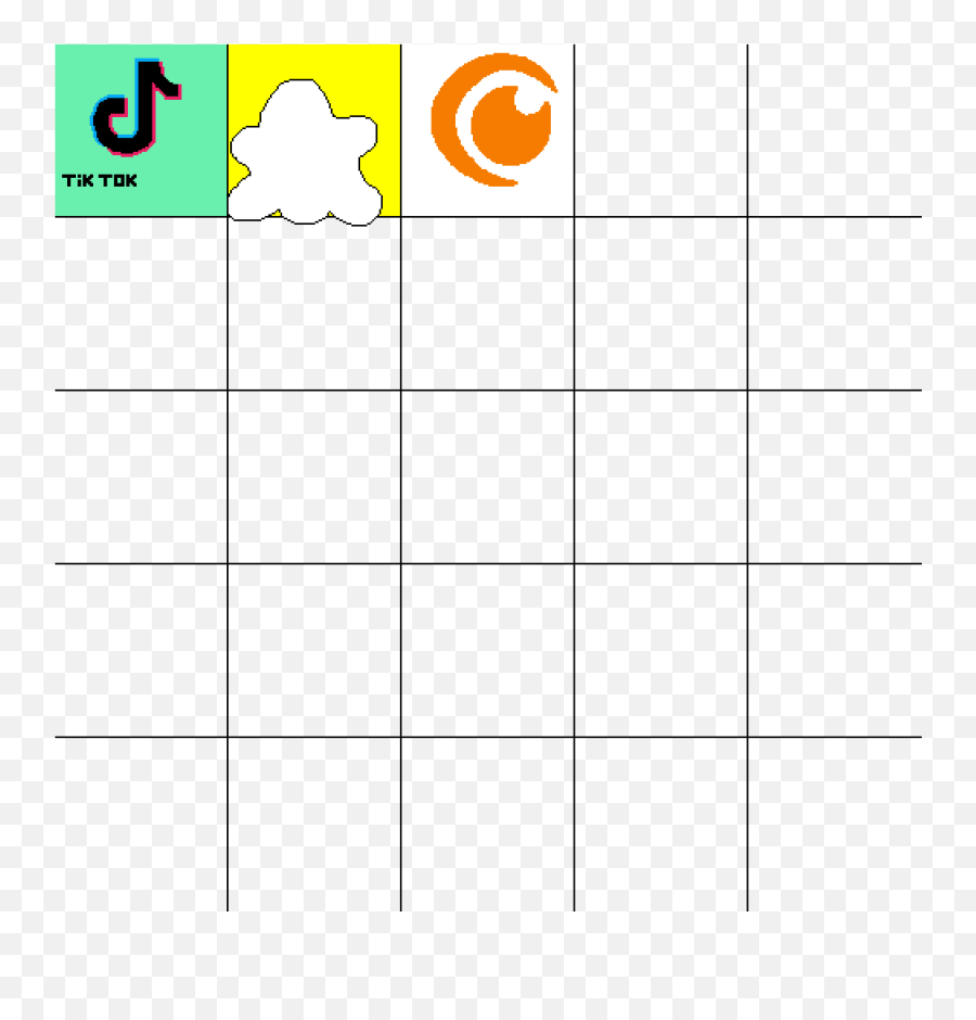 Free Online Pixel Art Drawing Tool - Vertical Emoji,Crunchyroll Logo