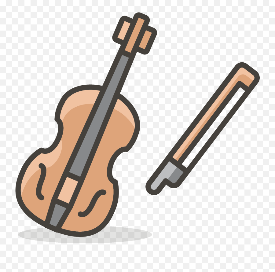Violin Emoji Clipart Free Download Transparent Png Creazilla - Emoji De Violin,Violin Clipart