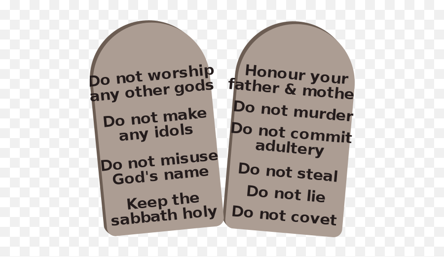 Ten Commandments Clip Art Image - Clipsafari Emoji,Lie Clipart