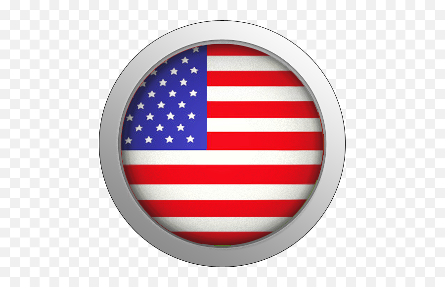 Us Flag Png Transparent Background - Transparent Background Usa Flag Circle Png Emoji,American Flag Transparent
