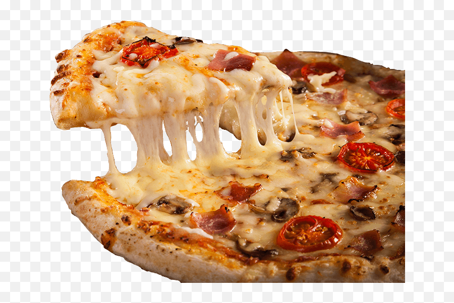 Pizza - Pizza Mozarella Png Full Size Png Download Seekpng Emoji,Cheese Pizza Png
