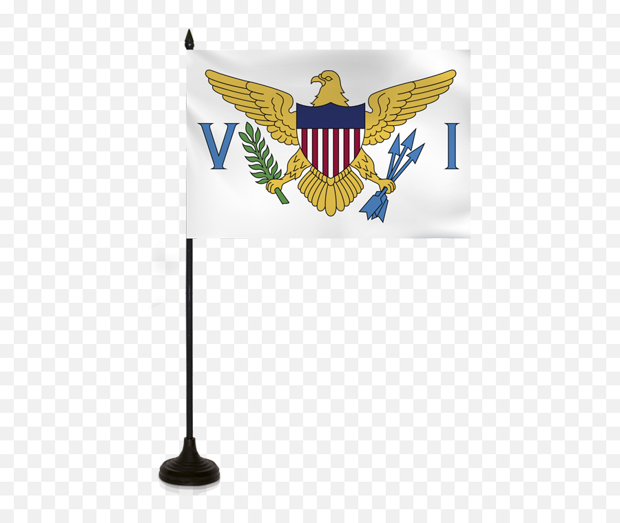 Custom Flags And Country Flags Desk Flag - Virgin Islands Emoji,Logo Flags