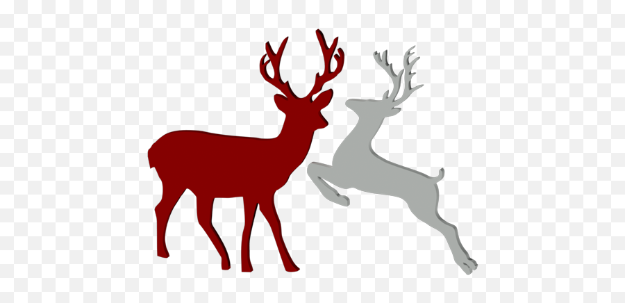 Reindeer Christmas Moose - Reindeer Png Download 500500 Emoji,Christmas Moose Clipart
