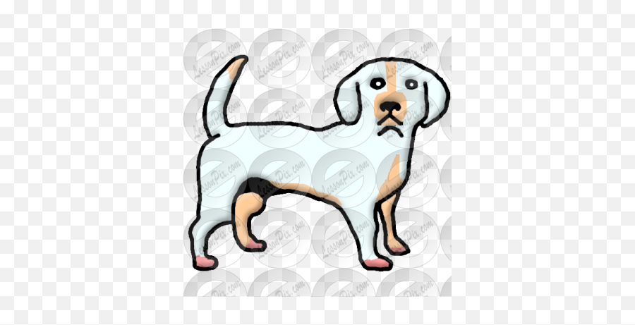 Dog Picture For Classroom Therapy Use - Great Dog Clipart Emoji,Hound Dog Clipart