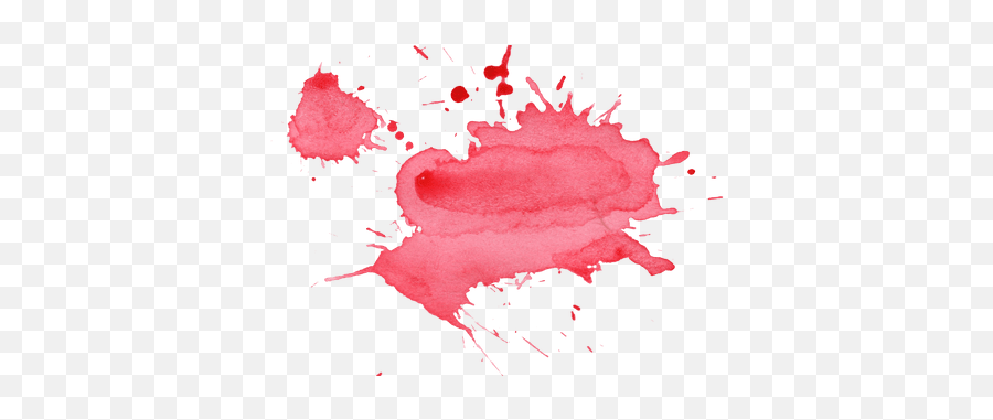 Painting Splash Transperant Background - Red Watercolor Splatter Emoji,Transparent Paint