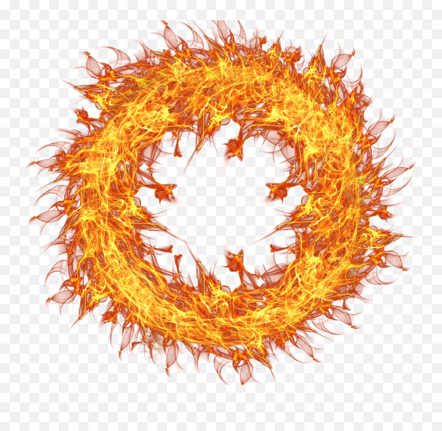 Fire Flame Circle Transparent Png Image - Flame Fire Fire Png Emoji,Fire Transparent
