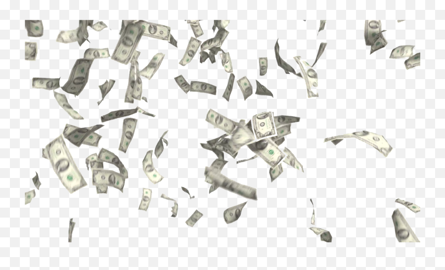 Transparent Background Money Falling Png Transparent - Money Overlay Transparent Background Emoji,Cash Clipart