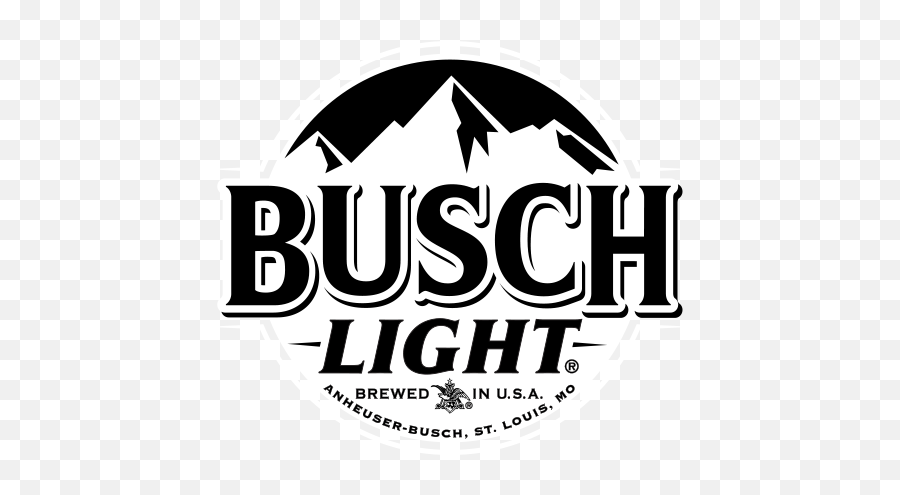 Busch - Busch Light Black Emoji,Busch Light Logo