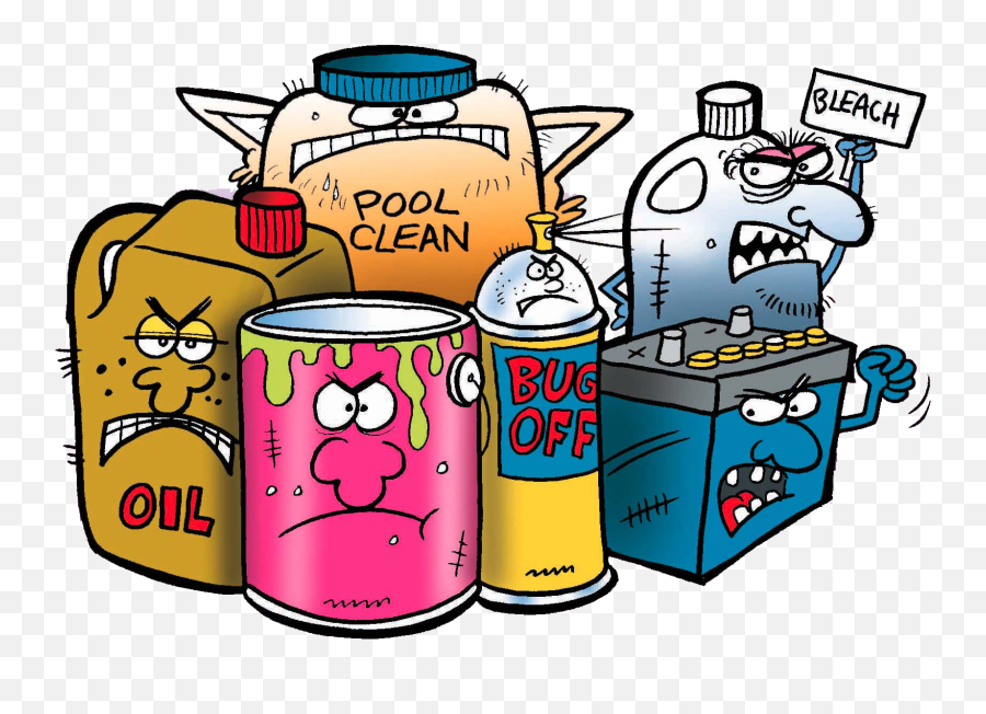 Hazardous Household Chemicals - Chemicals Clipart Emoji,Safe Clipart