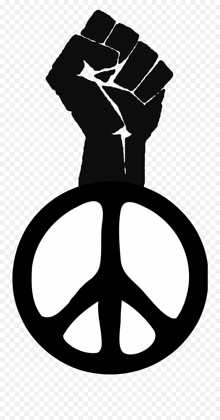 Peace Clipart Acknowledgement Peace Acknowledgement - Black Power Fist Peace Sign Emoji,Peace Clipart