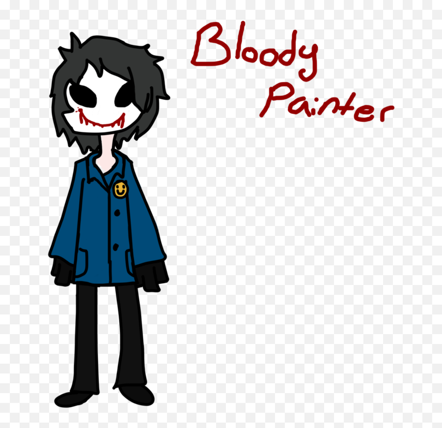 Bloody Painter By Owlcitylover43 - Creepypasta Bloody Nloody Paintee Emoji,Painter Clipart