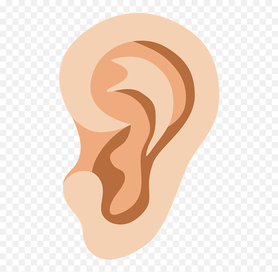 Ear Clipart - Hair Design Emoji,Ear Clipart