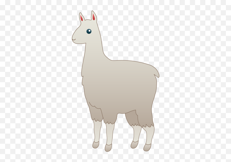 Llama Clipart 2 2 - Cartoon Alpaca Clip Art Emoji,Llama Clipart