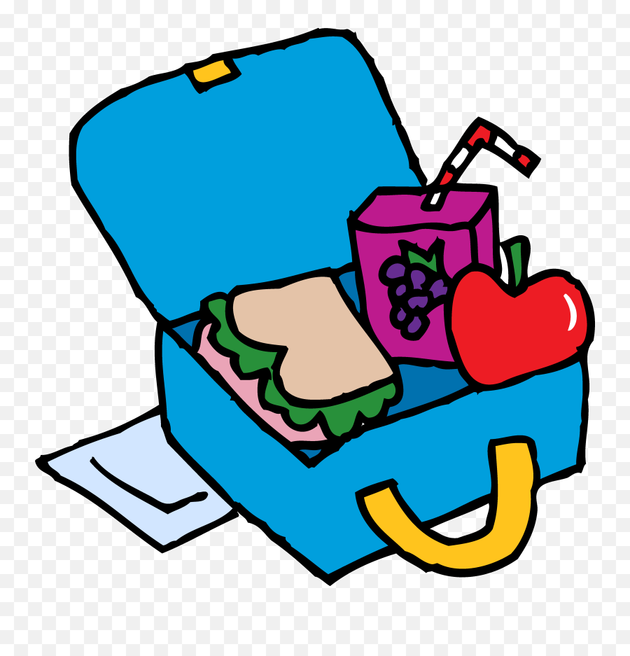 College School Clipart - Lunchbox Clipart Emoji,School Clipart