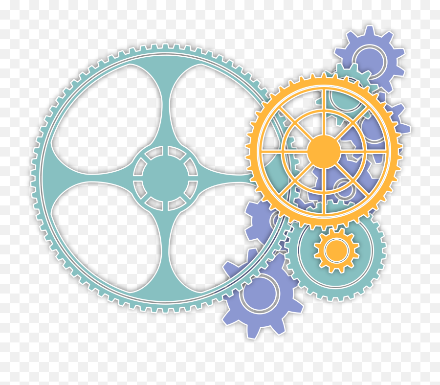 Colored Gears Png Transparent Png Image - Free Clipart Gears Emoji,Gears Png