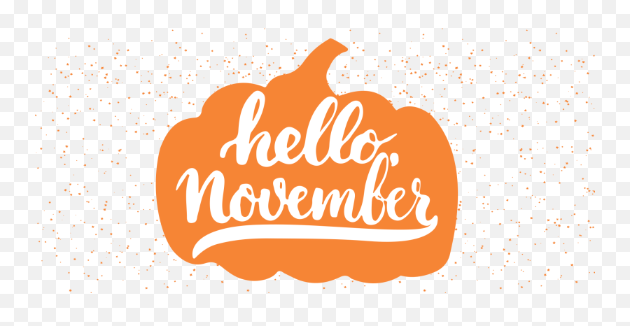 November Hello Clipart Transparent Png - Language Emoji,November Clipart