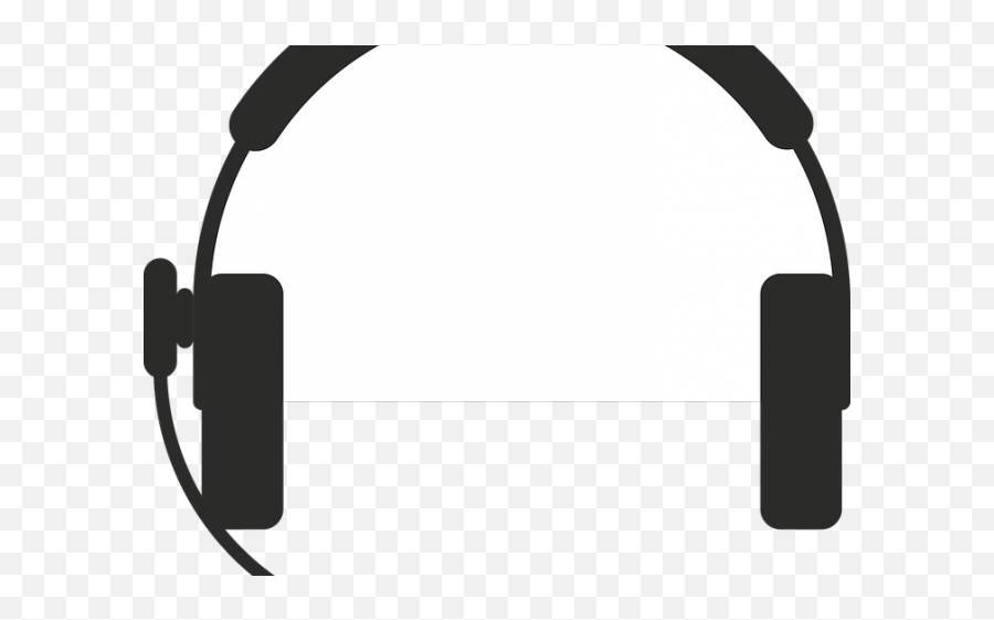 Headphone Clipart Output Device - Transparent Headset Mic Call Centre Headset Vector Emoji,Headphone Clipart
