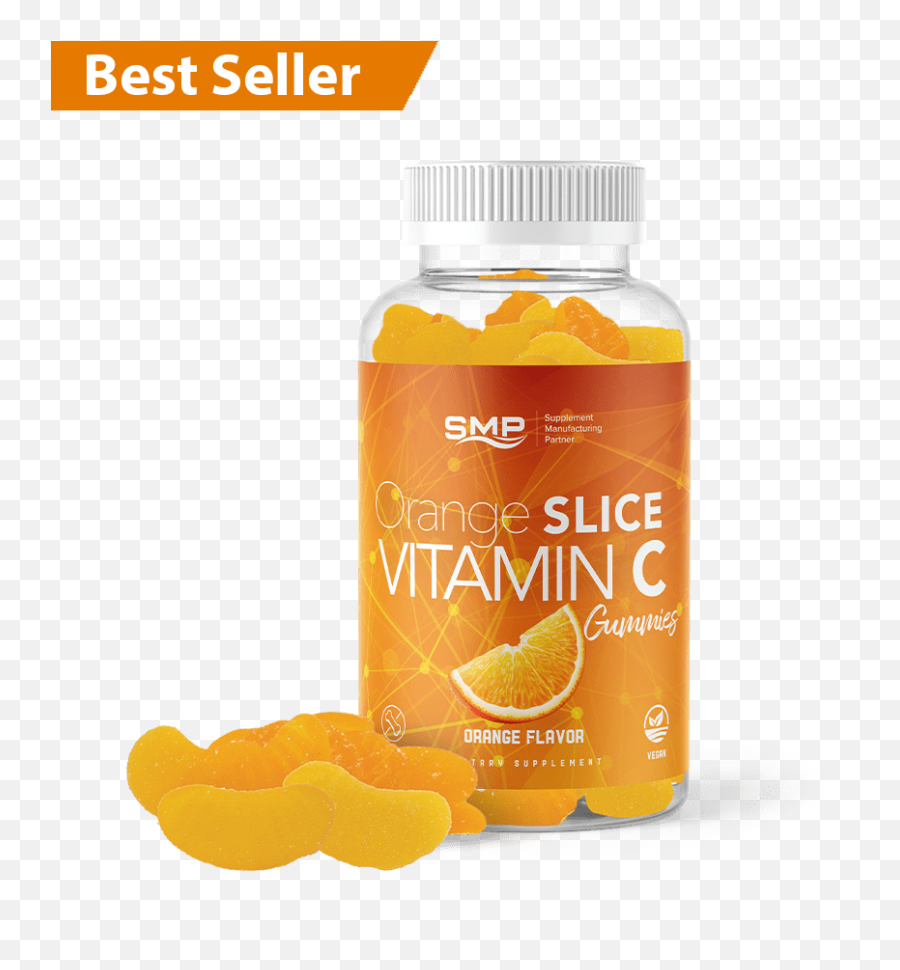 Private Label Vitamin C Slices - Orange Flavor Smp Nutra Vitamin C Gummies Slices Emoji,Orange Slice Png