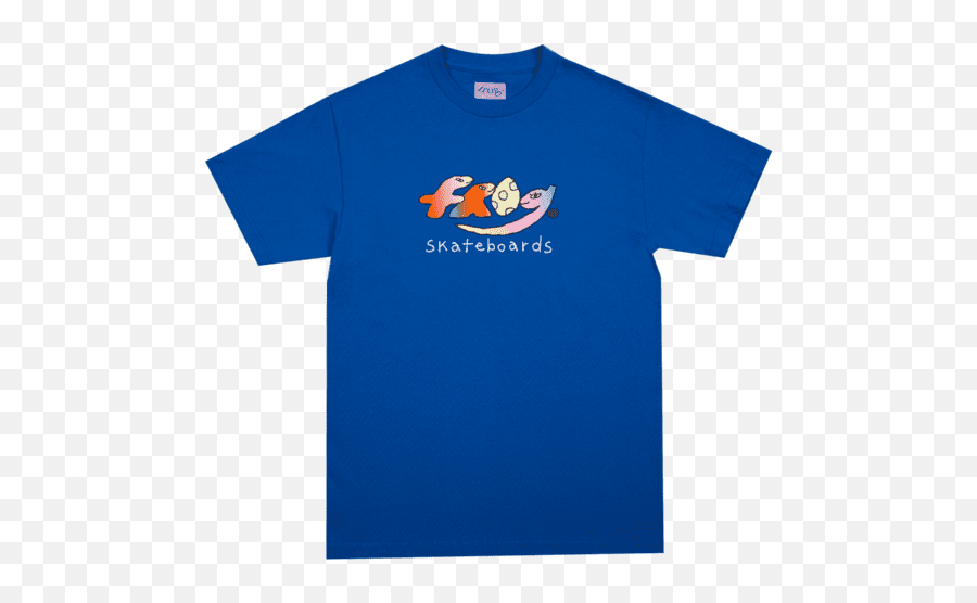 Frog Skateboards Original Dino Logo T - Shirt Blue Frog Skateboards Shirt Blue Emoji,Skateboarding Company Logo