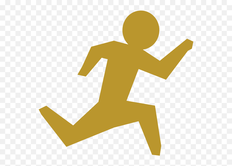 Running Clipart Blue Transparent - Cartoon Running Transparent Emoji,People Running Png