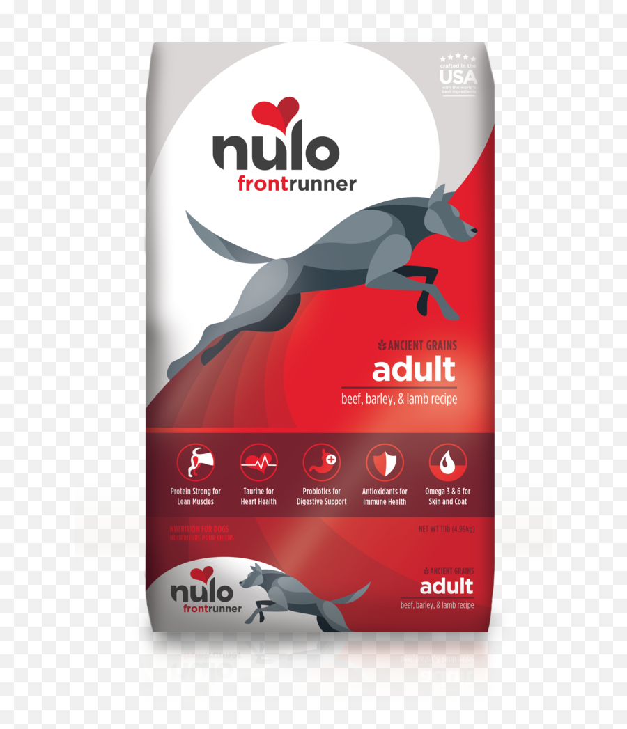 Nulo Frontrunner Grain - Inclusive Dog Food Beef U0026 Lamb Nulo Frontrunner Emoji,Lamb Logo