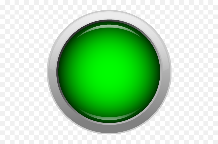 Green Button Icon Png Transparent - Transparent Background Green Button Emoji,Button Png