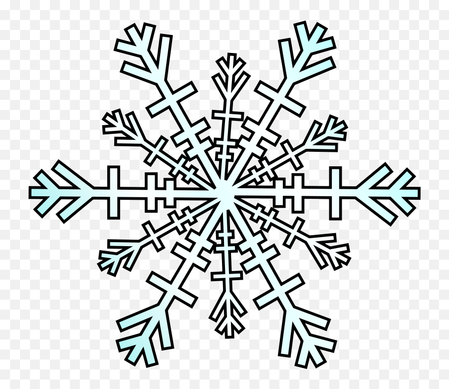 Library Of Free Black And White Snowflake Image Black And - Snowflake Clip Art Emoji,Snowflake Clipart