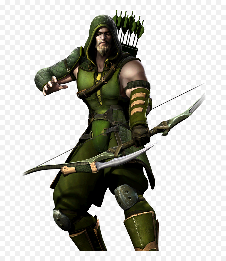 Green Arrow Png High - Green Arrow Injustice Emoji,Green Arrow Png