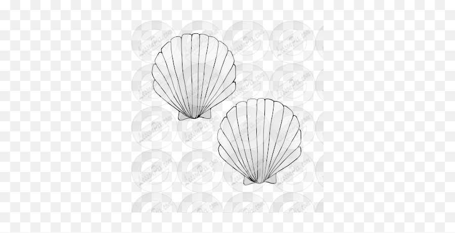 Shells Picture For Classroom Therapy Use - Great Shells Decorative Emoji,Shells Clipart