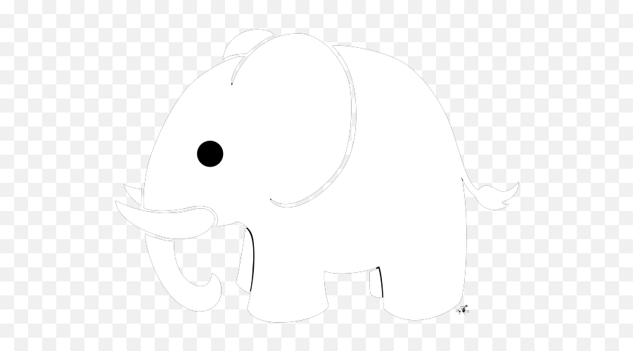 Elephants Clipart Transparent Background Elephants - White Cartoon Black Background Emoji,Elephant Png