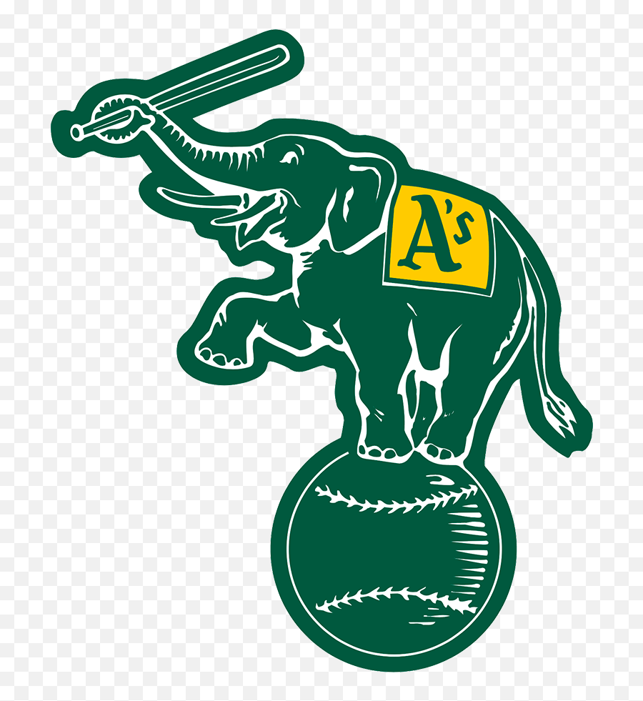 Oakland Athletics Alternate Logo - Oakland Athletics Logo Emoji,Elephant Logo