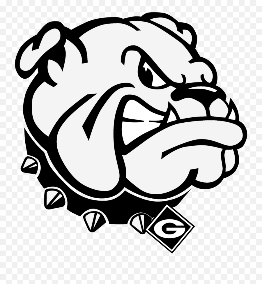 Georgia Bulldogs Logo Black And White Emoji,Ga Bulldogs Logo