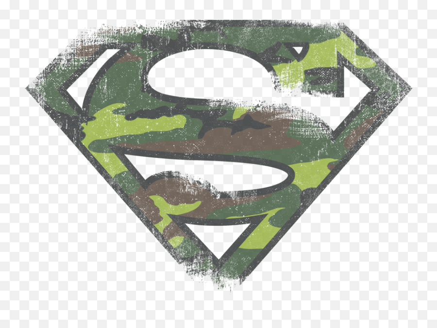 Sons Of Gotham Superman Distressed Camo Shield Adult Regular Emoji,Distressed Clipart
