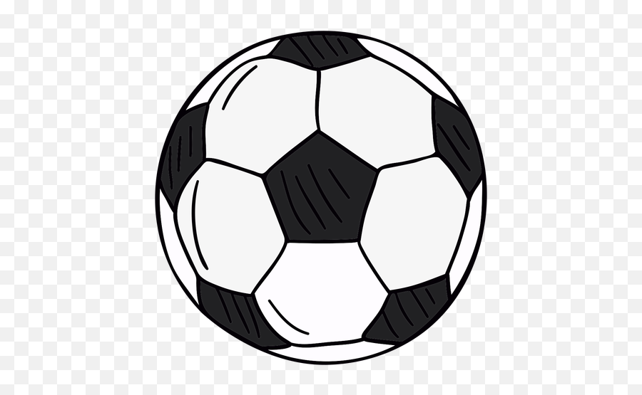 Soccer Ball Hand Drawn Symbol Transparent Png U0026 Svg Vector Emoji,Soccer Ball Vector Png
