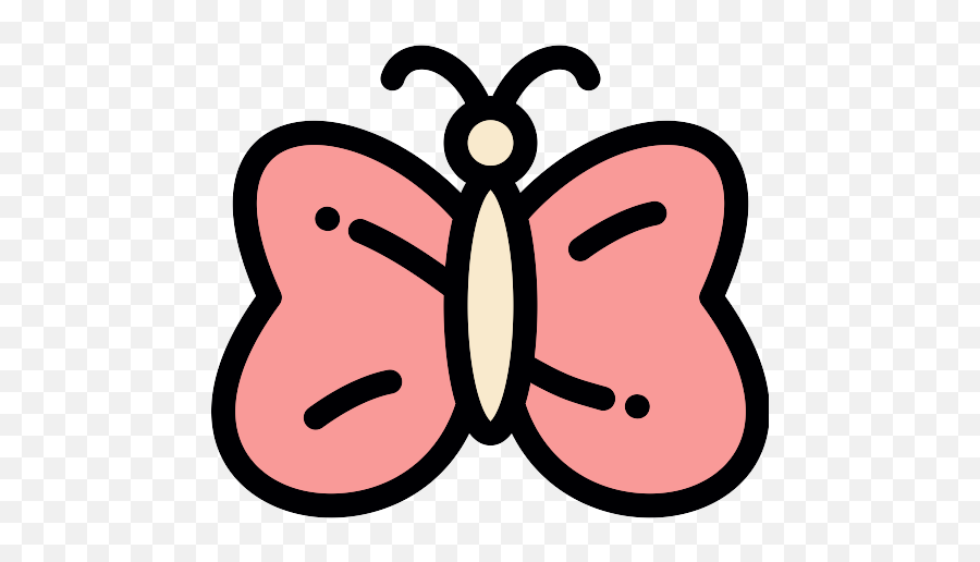 Butterfly Top View Vector Svg Icon - Png Repo Free Png Icons Emoji,Pink Butterfly Png
