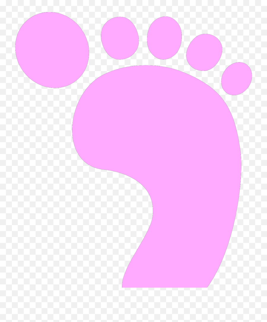 Pink Footprint Svg Vector Pink Footprint Clip Art - Svg Clipart Emoji,Foot Print Clipart