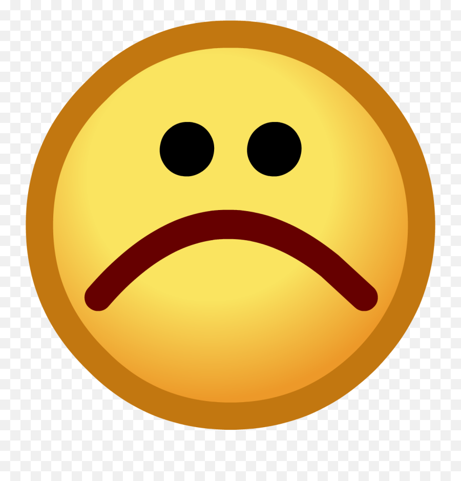 Free Sad Face Png Download Free Clip Art Free Clip Art On - Club Penguin Emoji,Sad Face Clipart