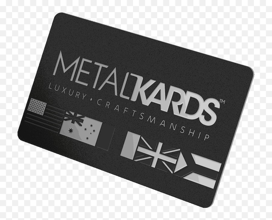Professional Metal Cards Package - Black Metal Cards Emoji,Black Metal Logo Font
