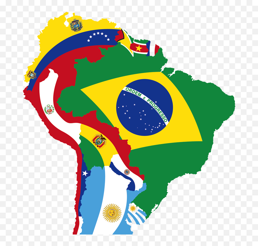 South America Flag Maps Clipart Png - Dot Emoji,America Clipart