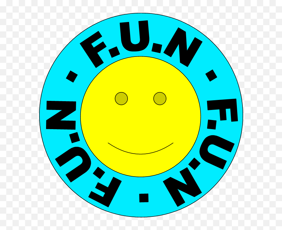 F - Fun And Fun Logo Emoji,Funny Logo
