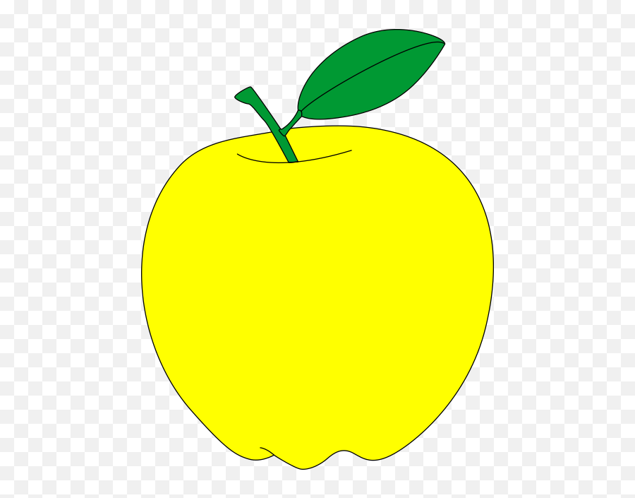 Apple Clipart Pdf Apple Pdf - Yellow Apple Clipart Emoji,Apple Clipart