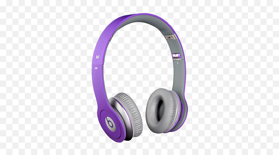 Purple Beats By Dr - Beats By Dre Solo Emoji,Headphones Png