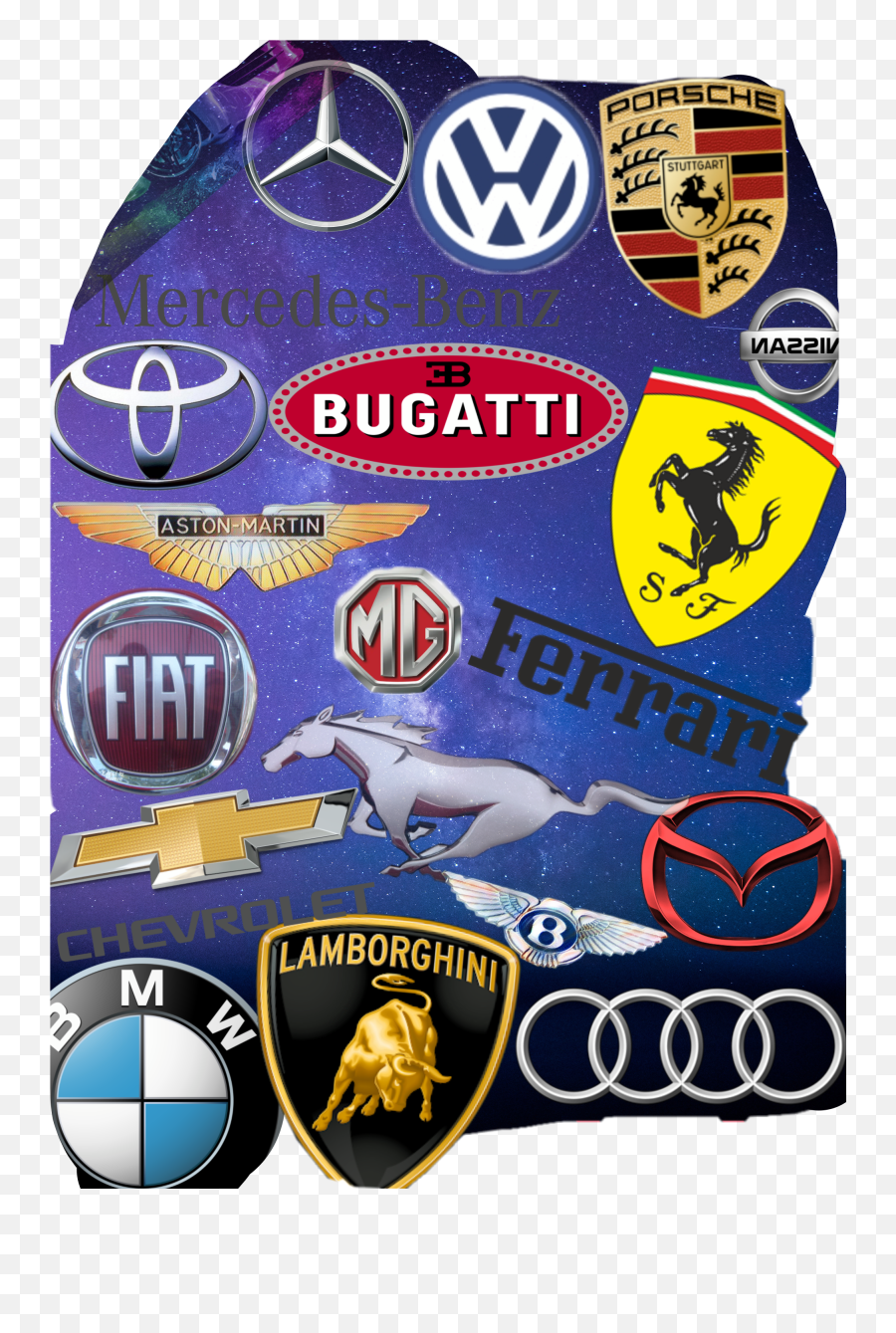 Cars Logo Sticker By Gracesimcox01 - Museo Lamborghini Emoji,Bugatti Logo