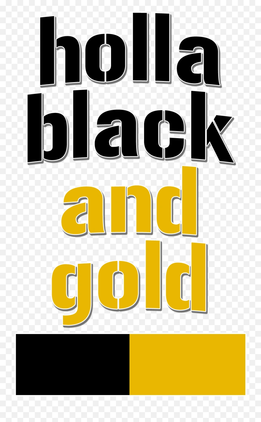 Holla Black And Gold Holla Black And Gold - Language Emoji,Fubu Logo