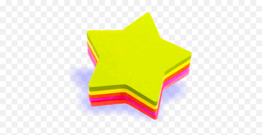Png Sticky Note - Post It Star Shape Full Size Png Sticky Note Png Star Emoji,Star Shape Png